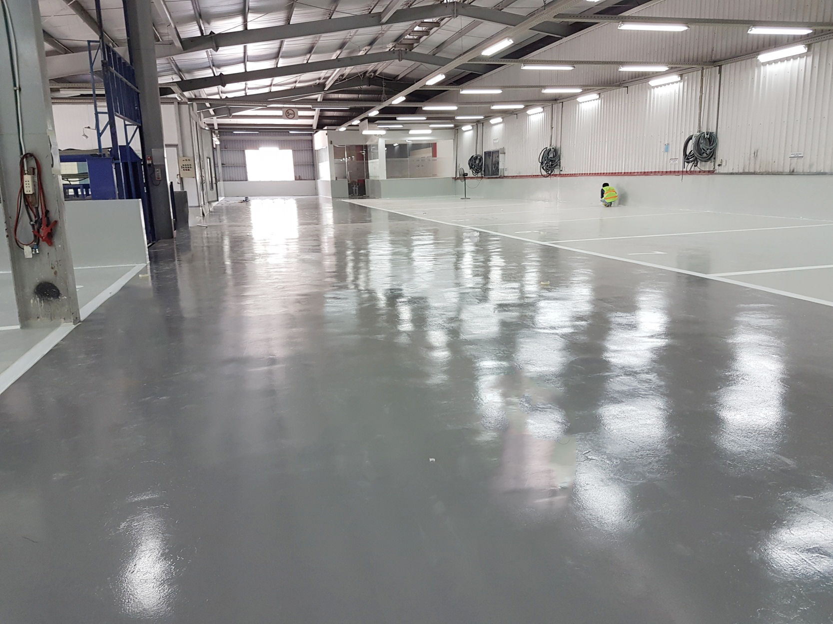 Sơn sàn nhà xưởng epoxy, sơn chống nóng mái nhà xưởng