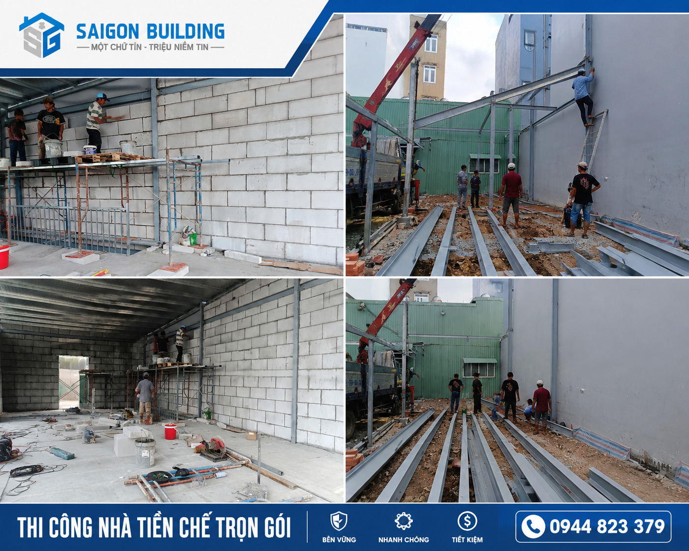 Đơn giá thi công nhà tiền chế