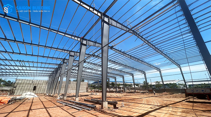Nhà xưởng khung thép trọn gói TPHCM