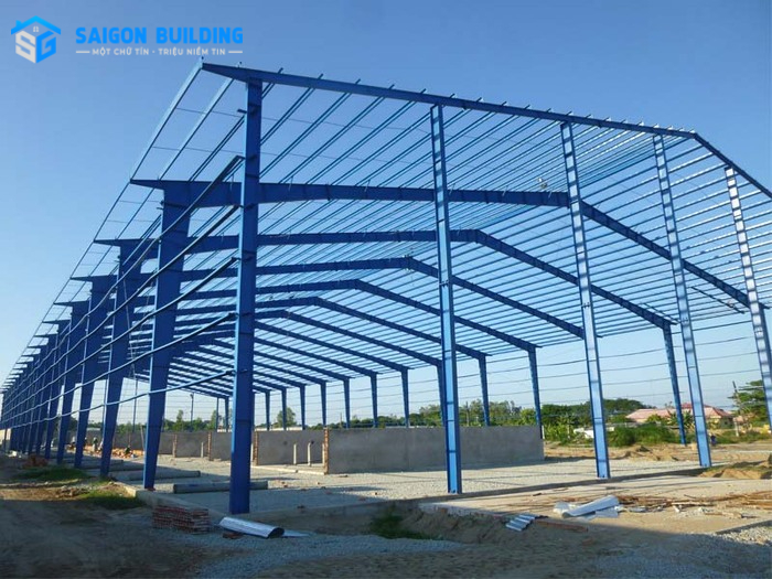 Nhà xưởng khung thép trọn gói TPHCM