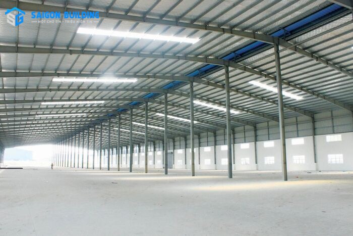 Nhà xưởng khung thép trọn gói TPHCM
