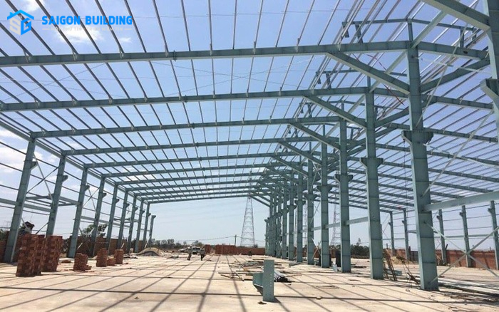 Nhà xưởng khung thép trọn gói TPHCM
