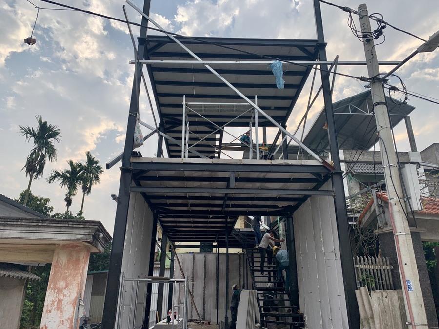 thi công nhà lắp ghép trọn gói